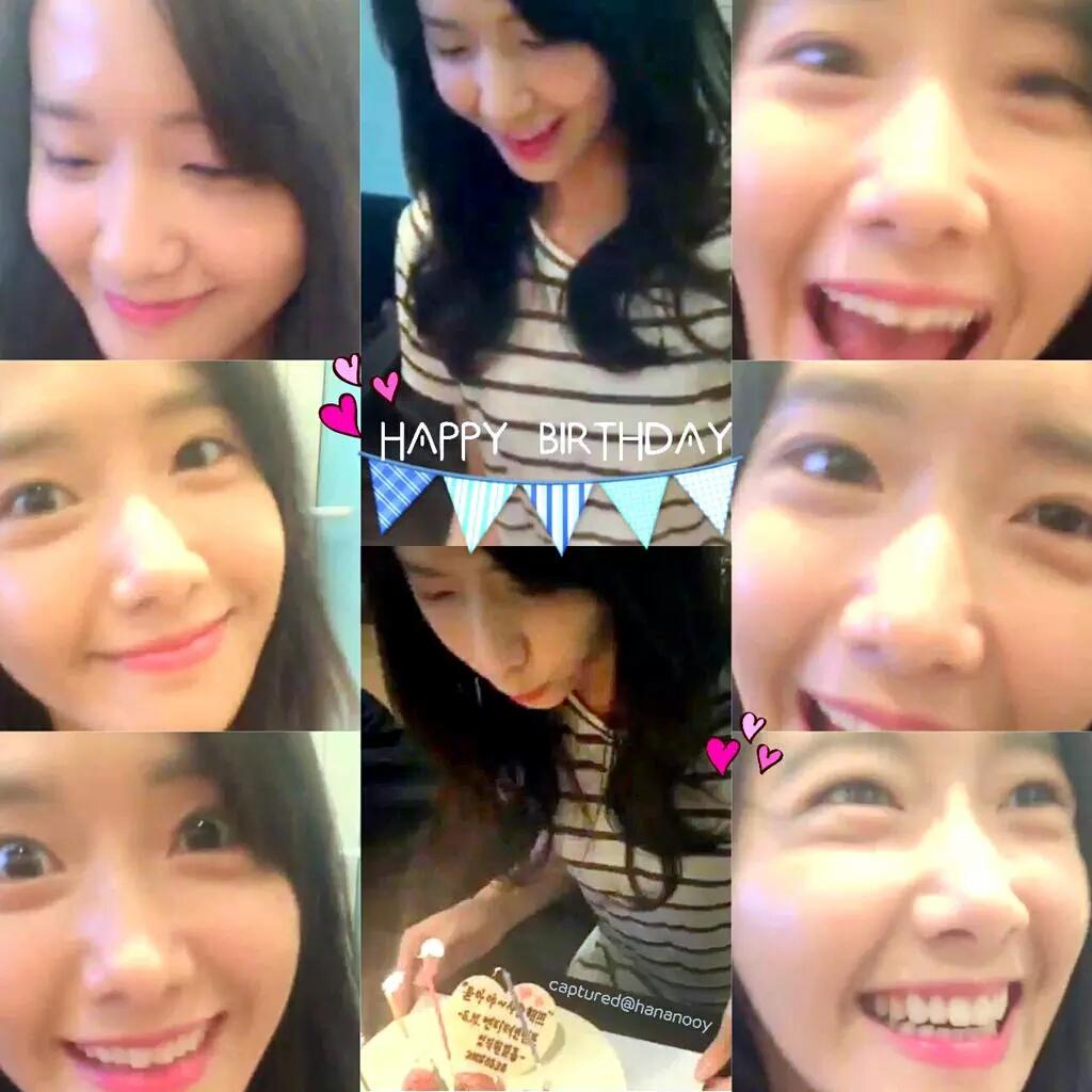  \" once again, happy birthday my role model, im yoona!   
