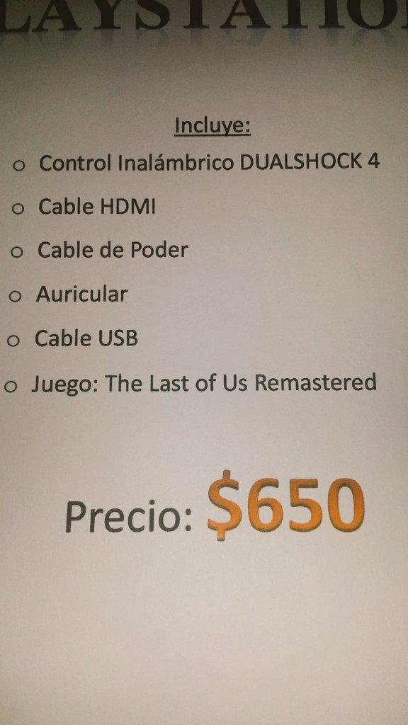GabiCaicedo's tweet photo. @flacaguerrerog @DiegoSpotorno @comunidadgye PlayStation 4 $650. Oferta limitada http://t.co/0l3r1c2GBW