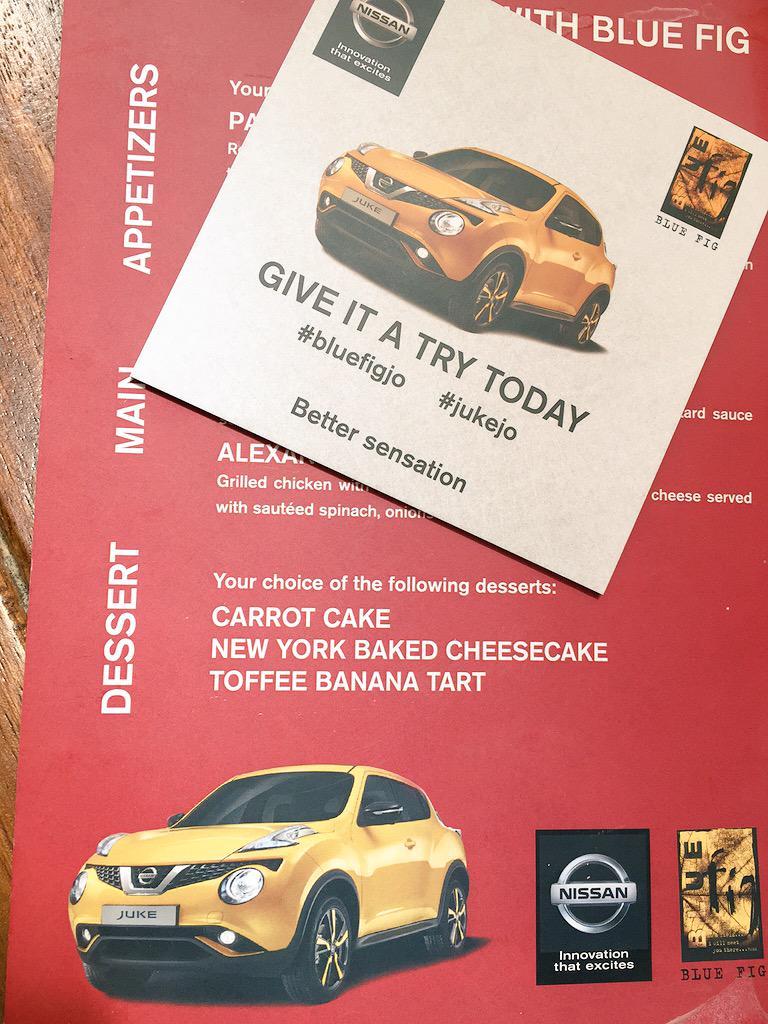 BettyKhoury's tweet photo. Give it a try today with the Nissan #JukeJo #BlueFigJo @NissanJordan http://t.co/F8dx5ARTmH