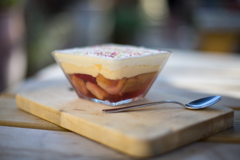 We love a good trifle at The Angel... don't you? Come to The Angel and try ours!