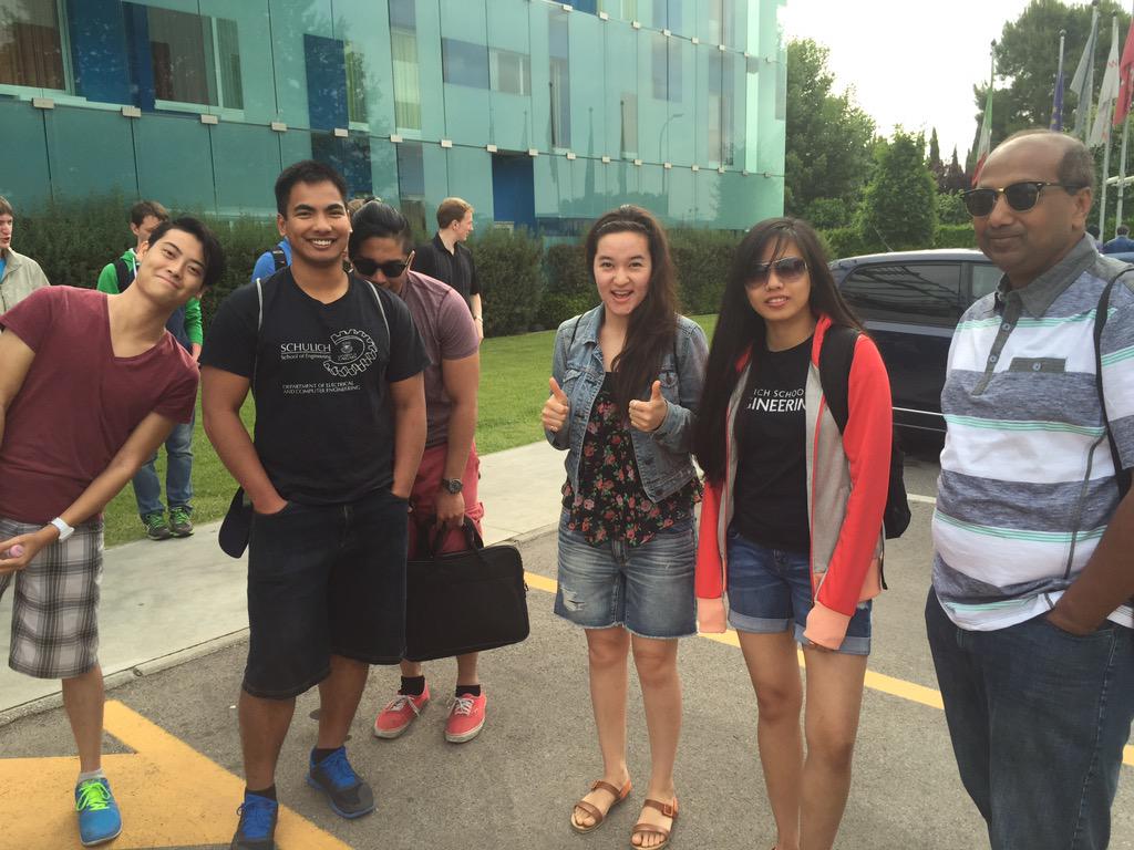 IEEEUofC's tweet photo. They are off to the Larderello Geothermal power plant with #IYCE2015, largest geothermal plant in Italy! http://t.co/1VQbMvBk1P