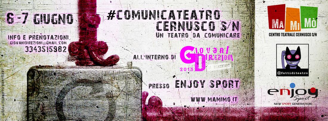 #comunicateatro dal 2012 workshop tra performing arts e web 2.0 6-7giu Cernusco S/N (M2 da MI) fattiditeatro.it/events/comunic…