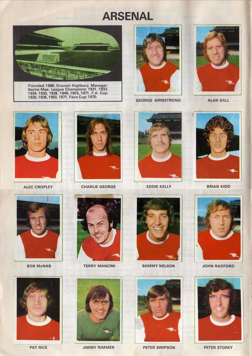 EnglishFootCard's tweet image. #Arsenal V #AstonVilla 1975