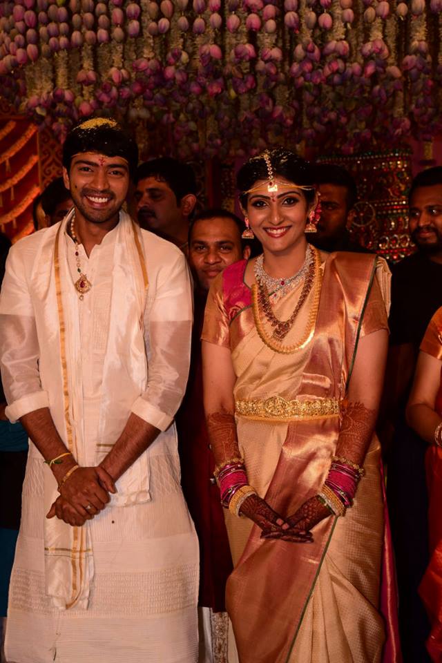 EvvCinema's tweet photo. Congratulations on your marriage, have a wonderful life @allarinaresh  and Virupa :) - @EvvCinema http://t.co/AlN9bAkev2