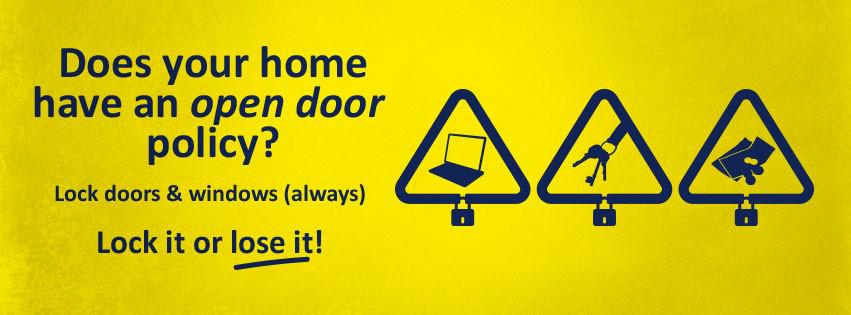PendletonNW's tweet image. Heading out somewhere tonight? Make sure you lock up right. #homesecuritymonth  #DontMakeItEasyForThieves