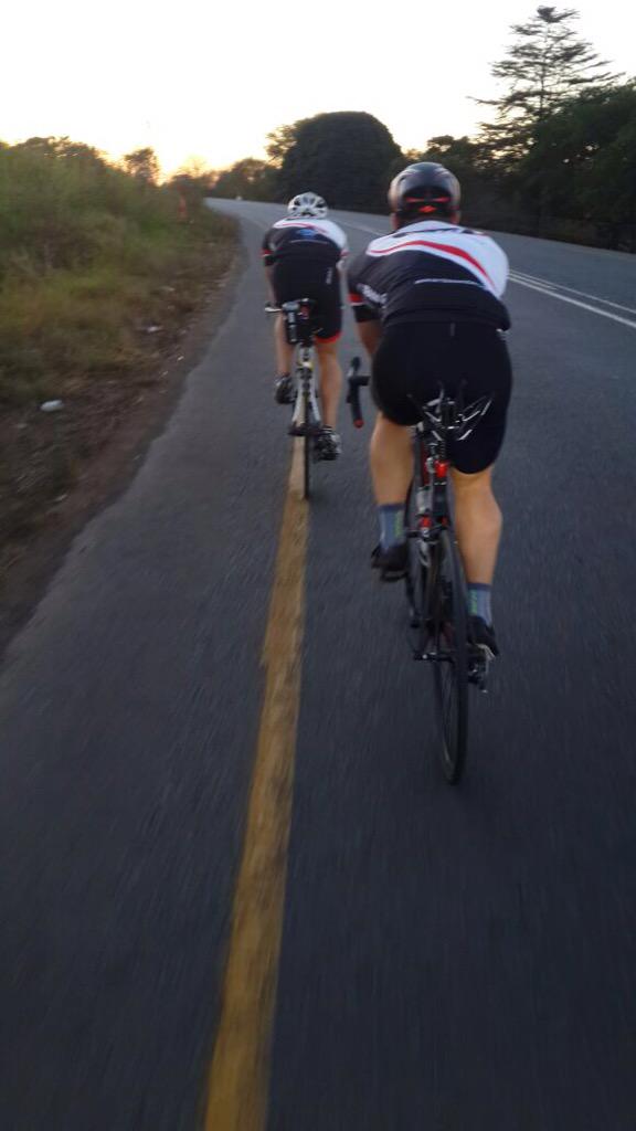 <a href="/MyTrainingDay/">My Training Day</a> <a href="/vikingswimmer1/">mark de swardt</a> 1st group ride with the MTD crew this morning. What a start to the day.