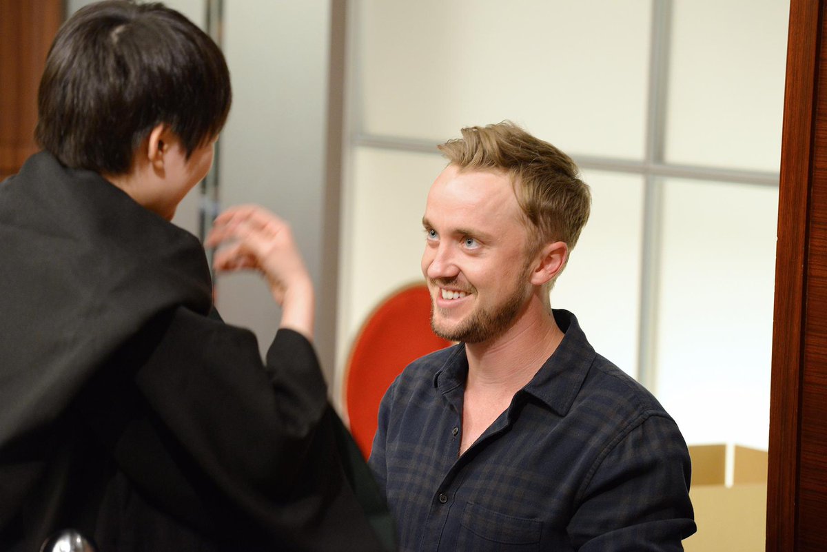 premiereport's tweet photo. 来日サイン会＆写真撮影会の模様をお届け！【ゴキゲントム君】トム・フェルトン来日サイン＆撮影会２０１５レポート【前編】http://t.co/xkncVWBt0p http://t.co/w6fUEKAUjt