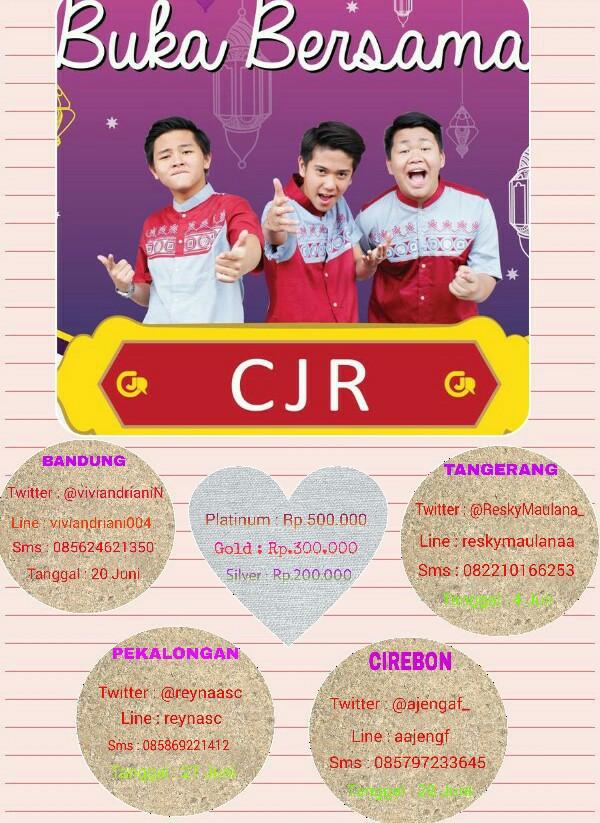 Yuukkk ikutan acara #BukberCJR2015 Dikota kalian hubungi koord kotanya yaa😉 buruaaaaan jgn sampe nyeseeel <a href="/inbekstage/">INBEKSTAGE | inbek</a>