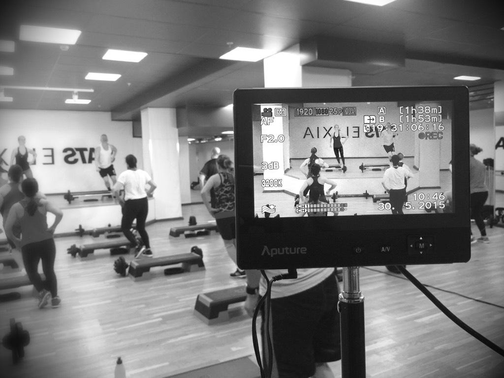 Nanofilm_sthlm's tweet image. This weekend we are filming with SATS Elixia #Nanofilm #CorePulse