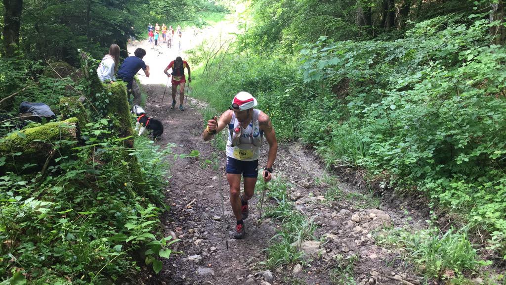 ENDU_MAG's tweet photo. #IAUtrail #Km73 Sylvain Court and @TrailHernando fighting for VICTORY http://t.co/APSe0acqqa