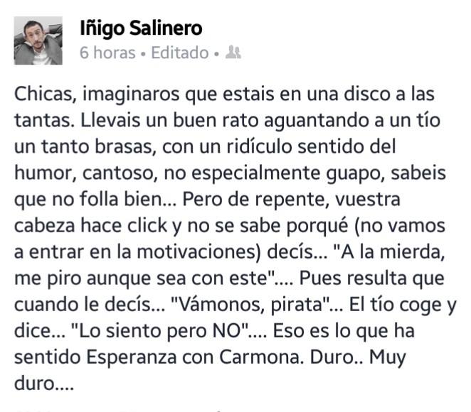 El mundo de la noche y la política...