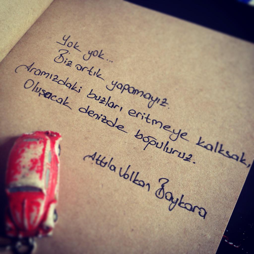 Attila Volkan Baykara on Twitter "Yok yok. Biz artık yapamayız
