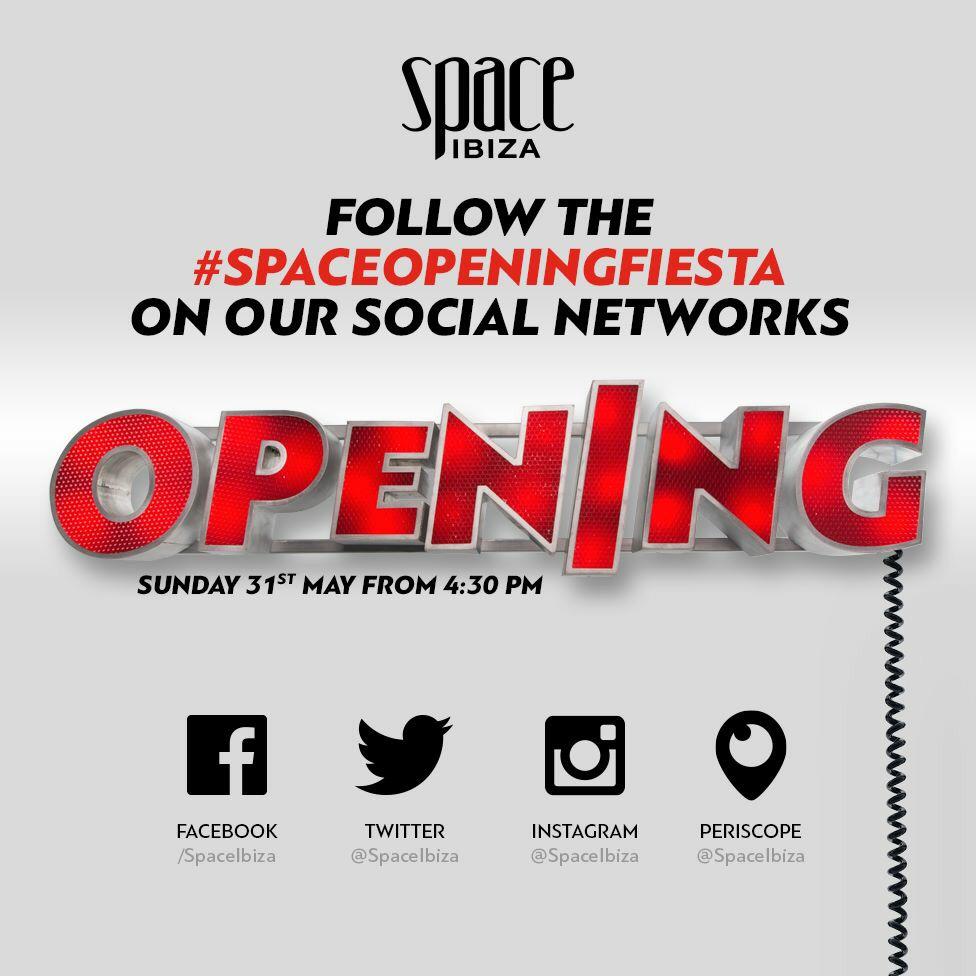 Don't miss the ibiza party
Tomorrow from 16:30 <a href="/SpaceIbiza/">Space Ibiza</a> #SpaceOpeningFiesta 
Get Ur tickets
bit.ly/SpaceOpeningF