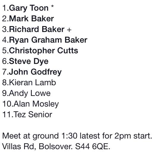 WoodsettsSCC's tweet photo. #teamnews : #WSCC2 announce a couple of squad changes for @GCCCofficial Away #WoodsettsisWonderful http://t.co/aw8PnzJiAj