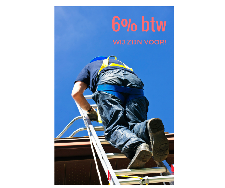 De bouw staat achter 6% BTW. Wat een hoop reacties op onze Facebook pagina. Doe ook mee op facebook.com/BouwProfs