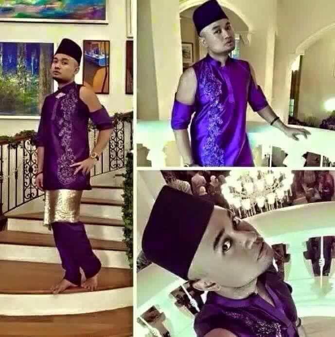 SampahRemajaKL's tweet photo. Yay baju melayu with elbow pad. http://t.co/k1AY2PsqYO