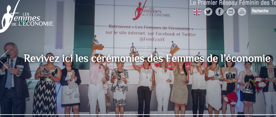 Candidatez au trophée des femmes de l'économie en vous inscrivant femmes-economie.com/candidature/