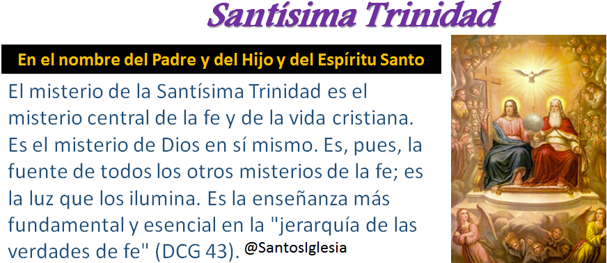 ¡El misterio de la Santísima Trinidad!  misericordiasinfin.blogspot.com/p/trinidad.html