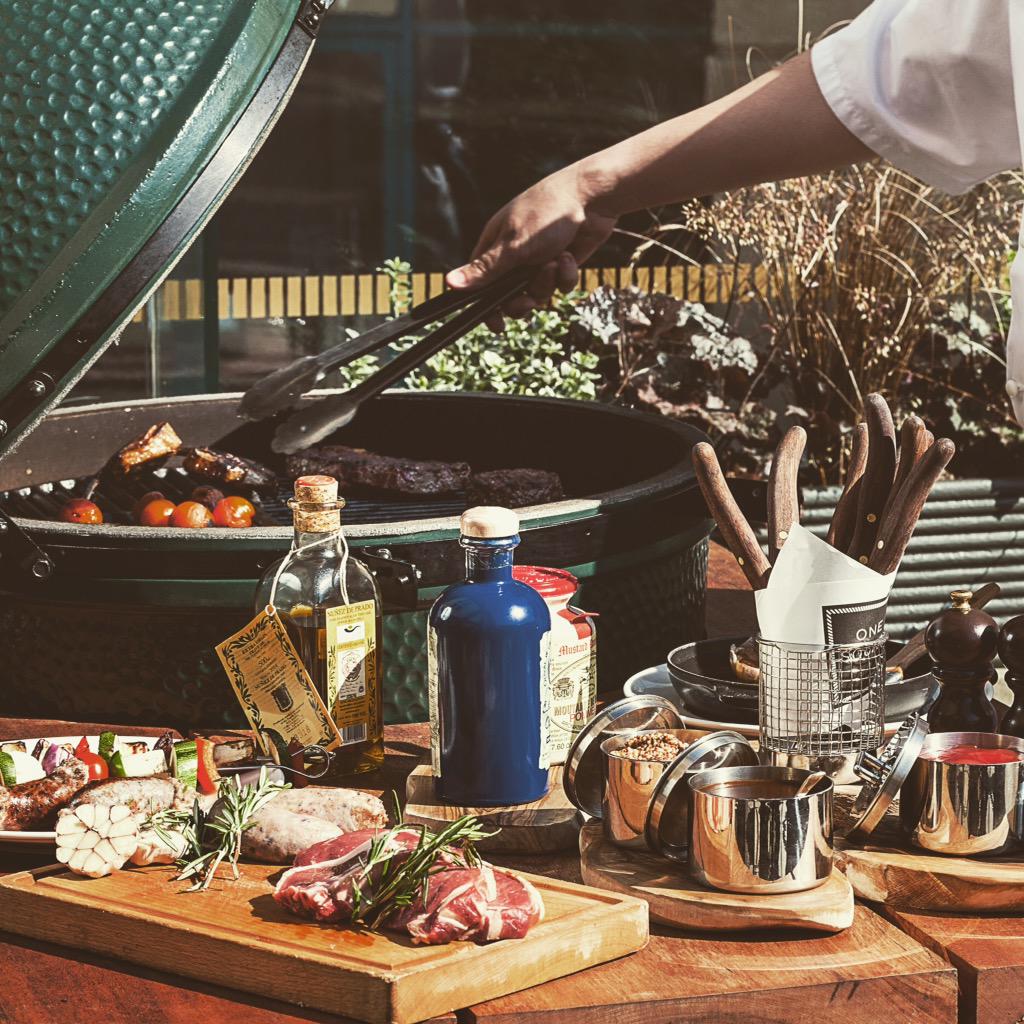 SheratonEDI's tweet photo. It's Saturday - time for a summer BBQ! @OneSq are lighting the @BigGreenEgg from 1-5pm today! #BBQ #edinburgh http://t.co/OWdoHwsCCJ