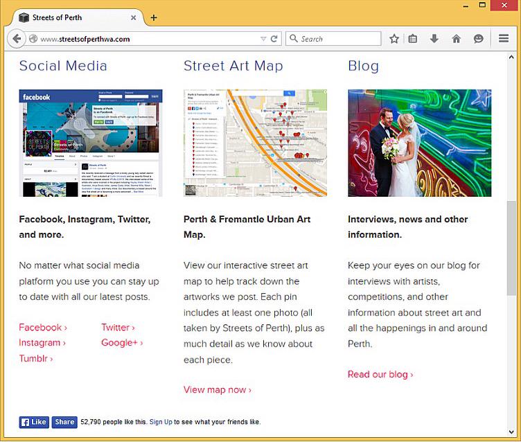 StreetsofPerth's tweet image. Our new website is live! To stay up to date on #Perth's latest #StreetArt news &amp;amp; events, visit streetsofperthwa.com