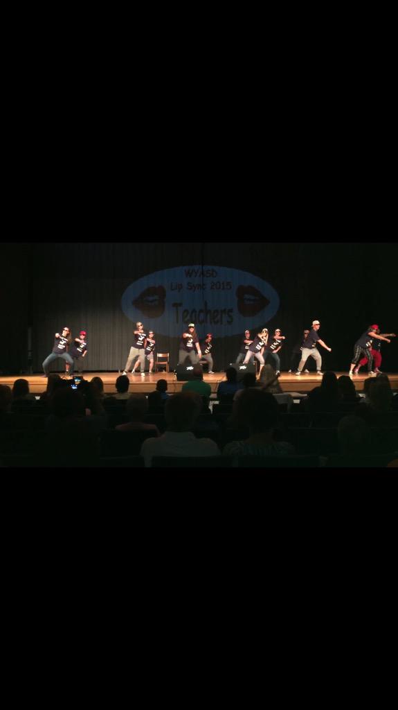 GallupWYMS's tweet photo. These teachers can bust a move. So thankful to work with them. http://t.co/wur0PEPXNv