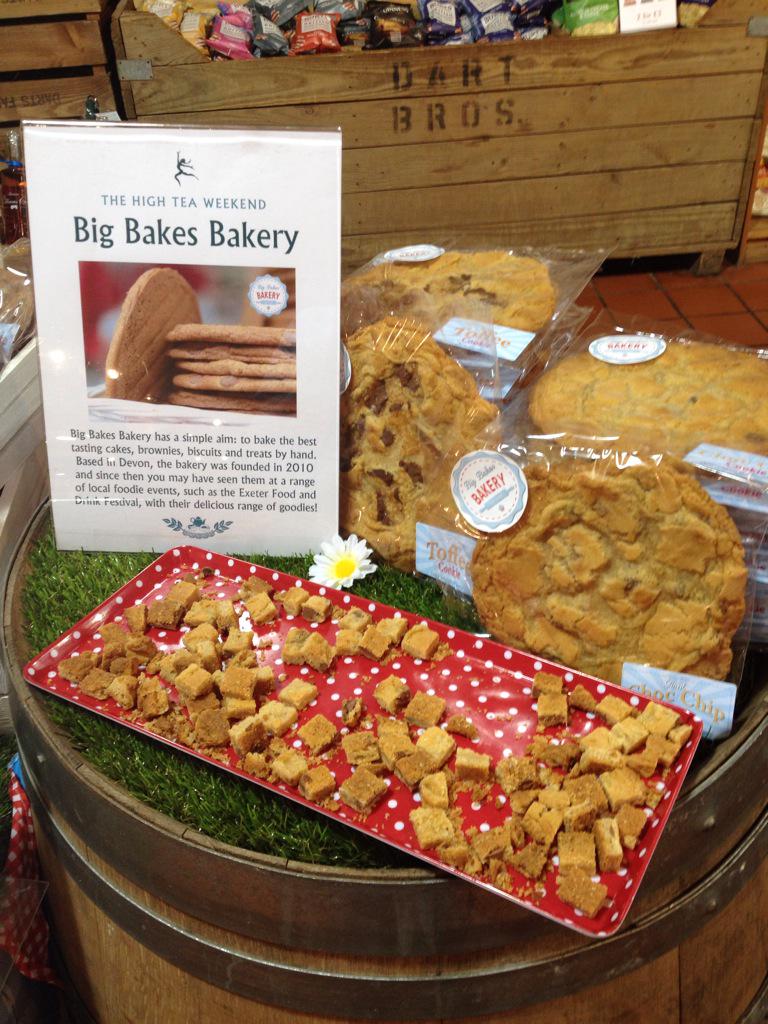 We are sampling our chewy cookies @DartsFarm today, come and have a taste! X