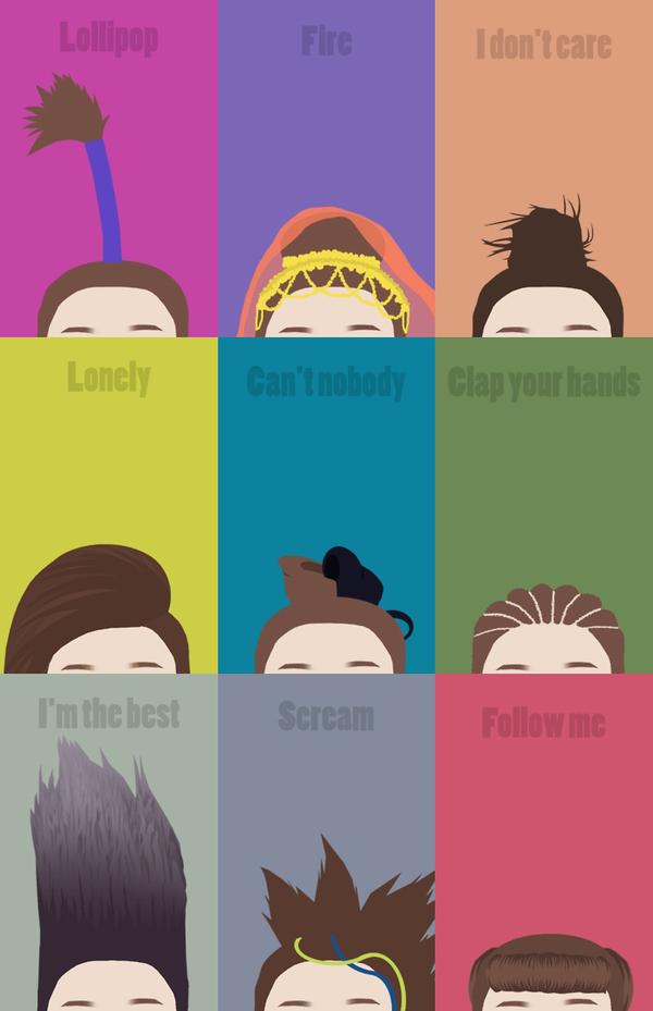 tothesky112014's tweet image. My #TeenChoice  nominee for #ChoiceInstagrammer  is SANDARA PARK @krungy21  49  Dara's hair collection ^_^