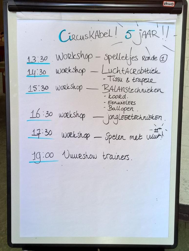 Vandaag open dag van Circuskabel in delft!