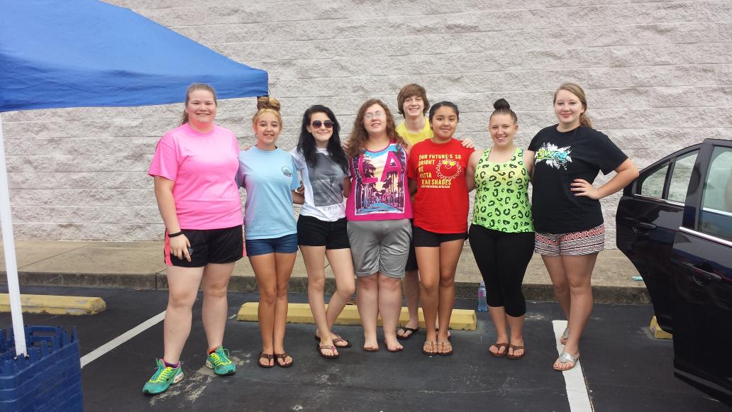 Pelion Pride marching band car wash at Advanced Auto Parts in Red Bank now! Great group.