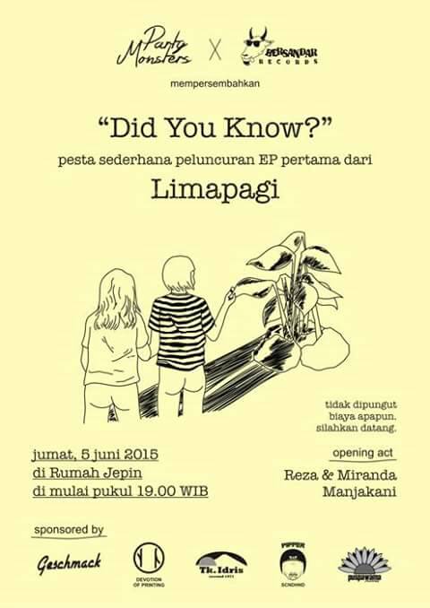 PartyMonstersPM's tweet photo. Launching mini album @Limapagi 5 Juni 2015 di rumah jepin pontianak. Gratissss!!!!! Catet! http://t.co/5sfpIhqPHK