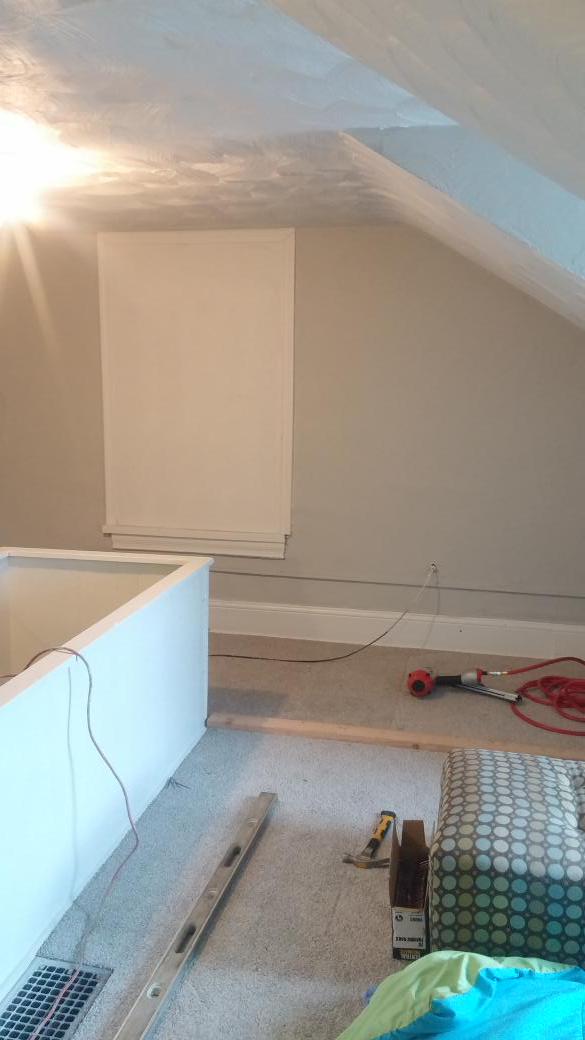 ProPaintersPgh's tweet photo. We're gonna turn this space into a walk in closet. Stay tuned for "after" pics! http://t.co/dmag9X1v5c