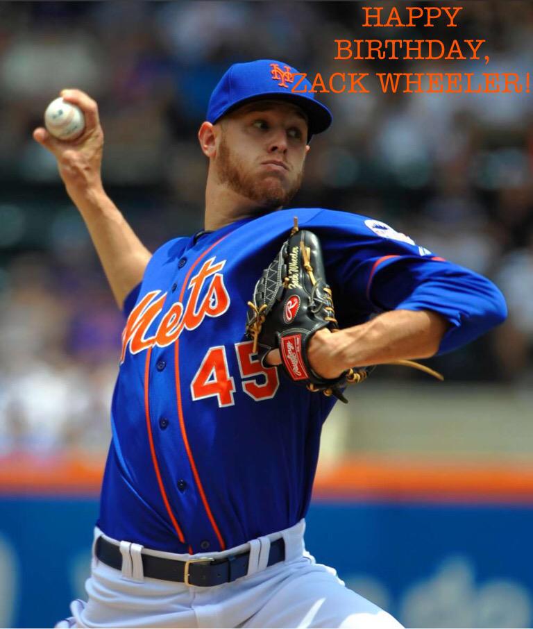 Happy 25th Birthday to RHP Zack Wheeler! 