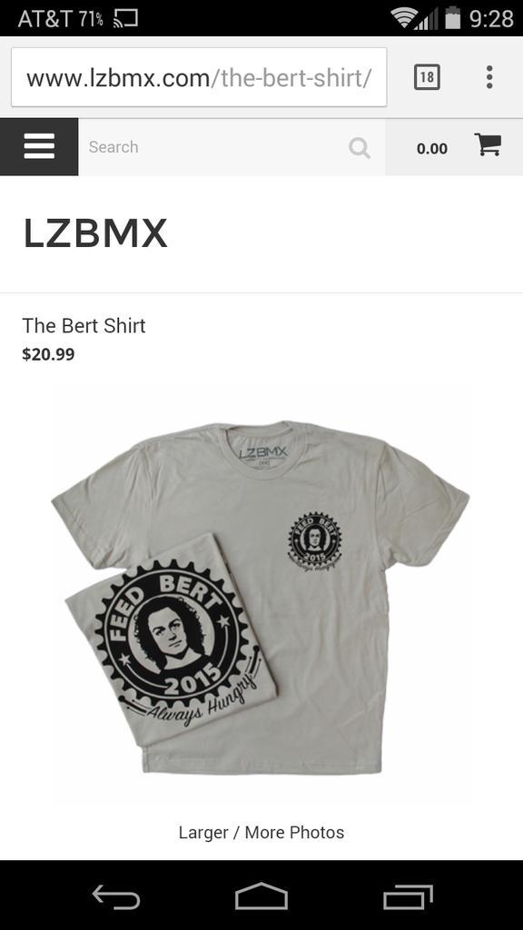 jamesreilly2464's tweet image. #feedbert and buy me a shirt