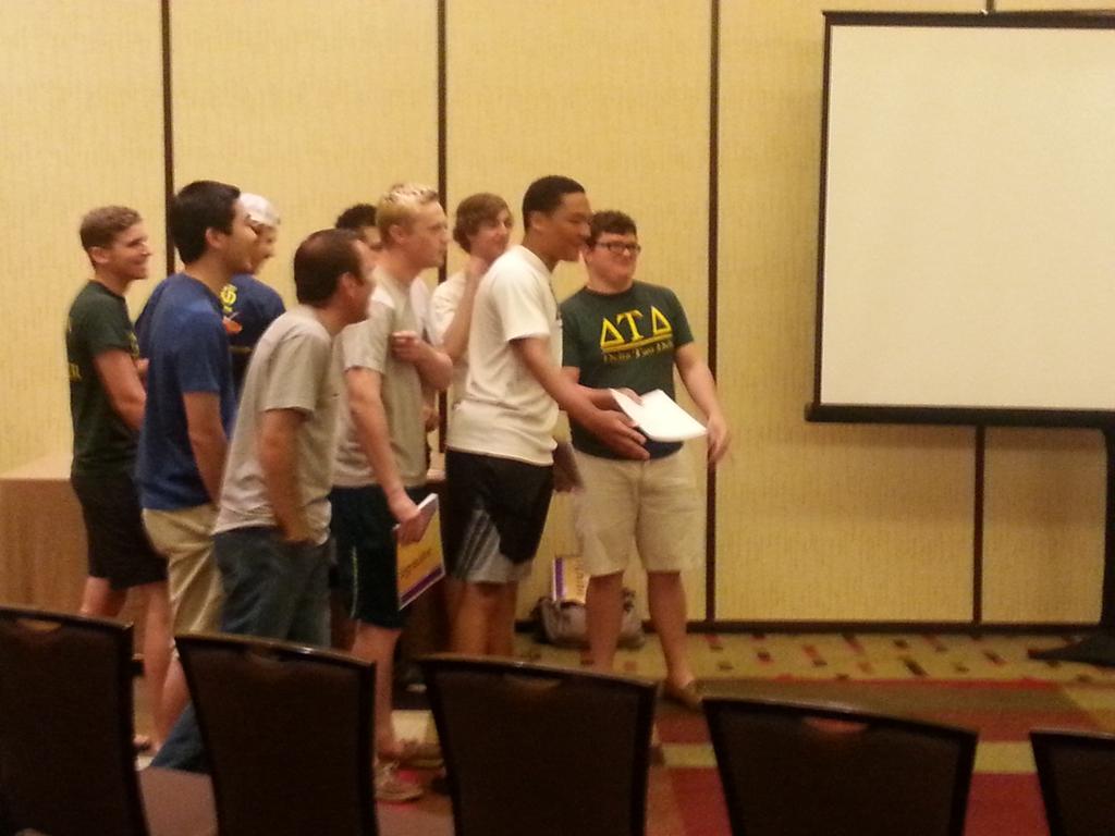 eshertzer's tweet photo. Who doesn't like to start the morning with a round of the Sing Off? #ignitethecharge http://t.co/WSBdJgtCWF