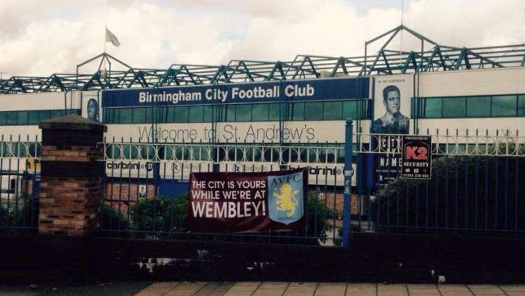 ROYAL_FITNESS_'s tweet photo. 4 years ago Birmingham City left Aston Villa a present to wake up too. 
Today Villa have returned the favour 
Rt! http://t.co/8G4BpmAL2K