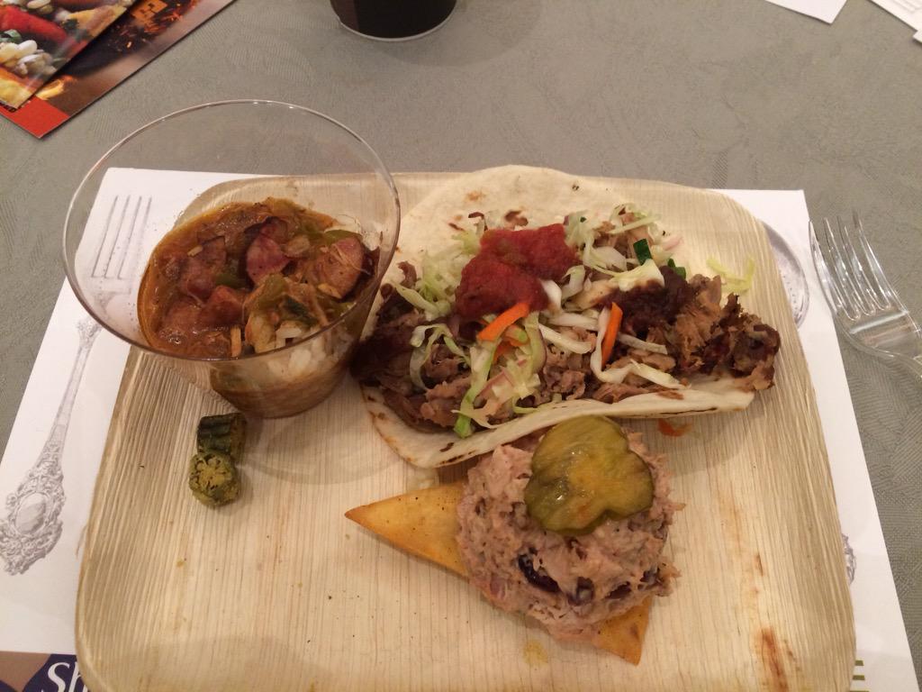 allisonbook's tweet photo. Breakfast of champions with @ChrisLillyBBQ and @ATLFoodAndWine #AFWF15 #leftoverbbq http://t.co/Ib6vKLAtqK