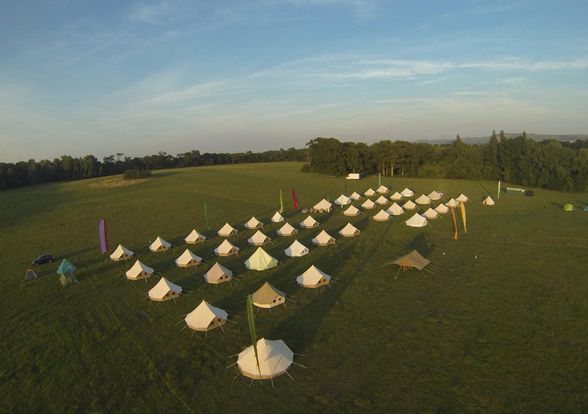 sister company <a href="/CariadCanvas/">Cariad Canvas</a> bell tent event village