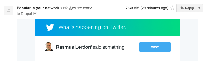 Drupal5's tweet image. 🙉