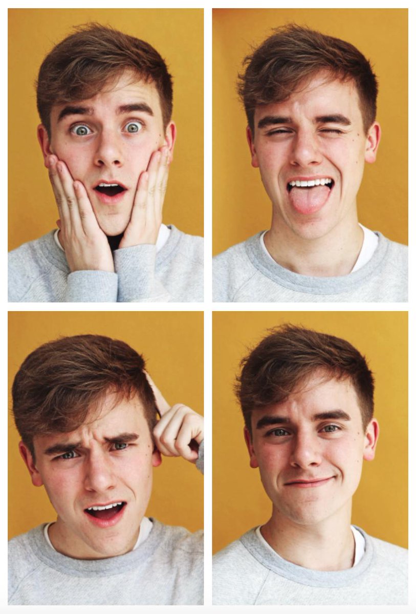 connorfranta's tweet image. a man of many faces