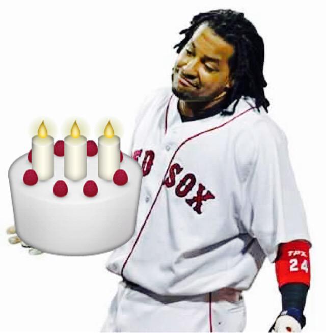  Just Manny being ... That\s right a birthday boy!!! Happy Birthday to the great Manny Ramirez   
