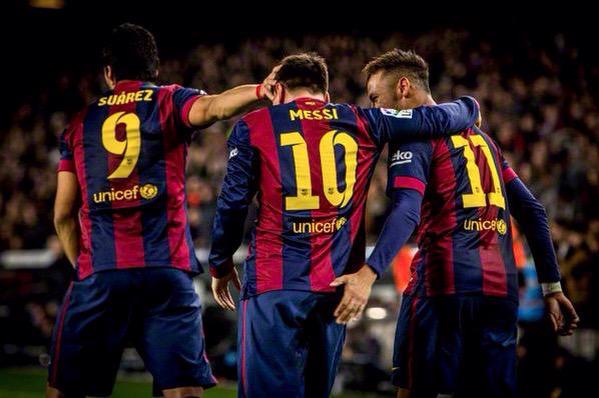 Messi, Neymar and Suarez - MSN - 120 Goals.