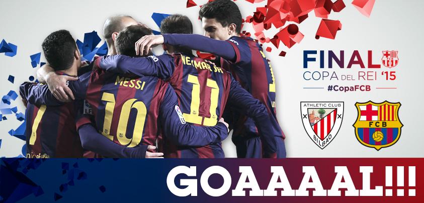Gooooooolll dari Barça dari <a href="/NeymarJr/">Neymar Jr</a> ! #FCBLive #CopaFCB