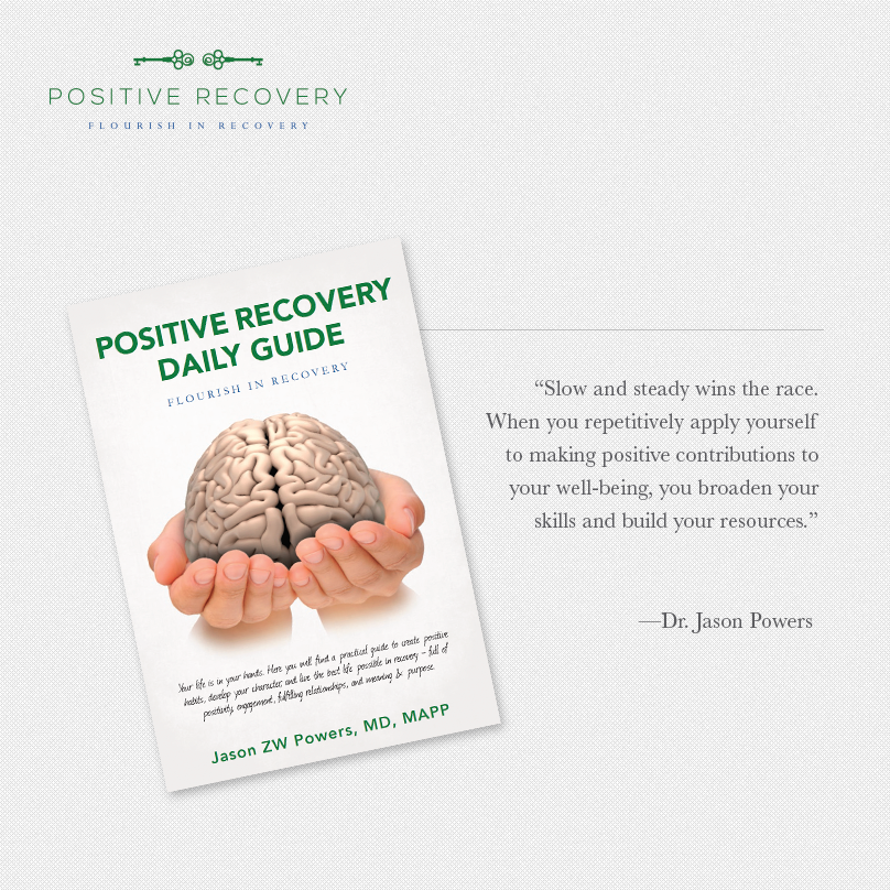 Dr. Powers’ latest book teaches us to take #recovery one step at a time. #PositiveRecovery