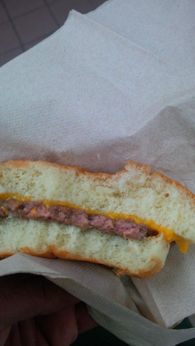 Rayonthebruce's tweet photo. Hey @Wendys, the Owen Sound Restaurant said this is cooked... http://t.co/mpzeeLCnTG