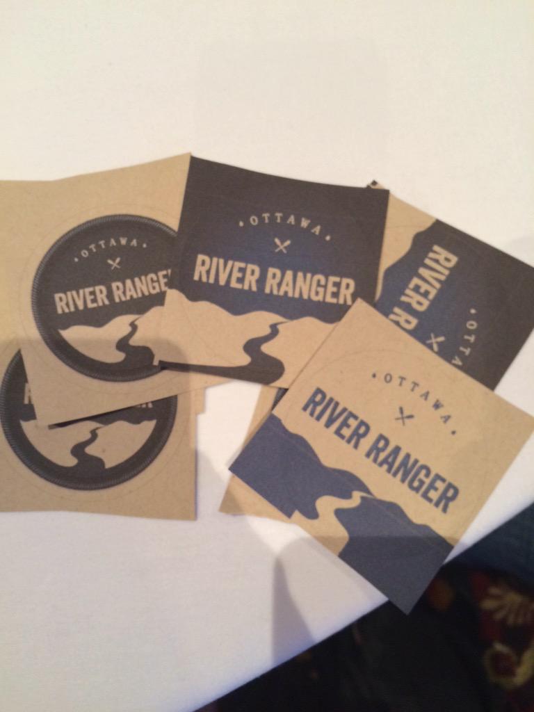 RiverRangerCA's tweet photo. Want to become a #riverranger? Come get a sticker from our booth! #AquaHacking http://t.co/3niG7SIyOr