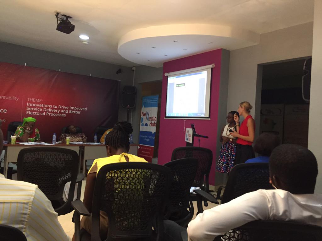 kwamigh's tweet image. Data driven accountability @penplusbytes @AllVoicesCount pitch by big idea #tech4governance