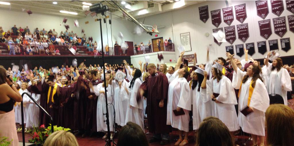 Rebels_Nation's tweet photo. It's official!!! Congratulations to the Owen County High School #CLASSof2015 #WEareOC #onceArebelALWAYSaREBEL http://t.co/h84Ma7oto4