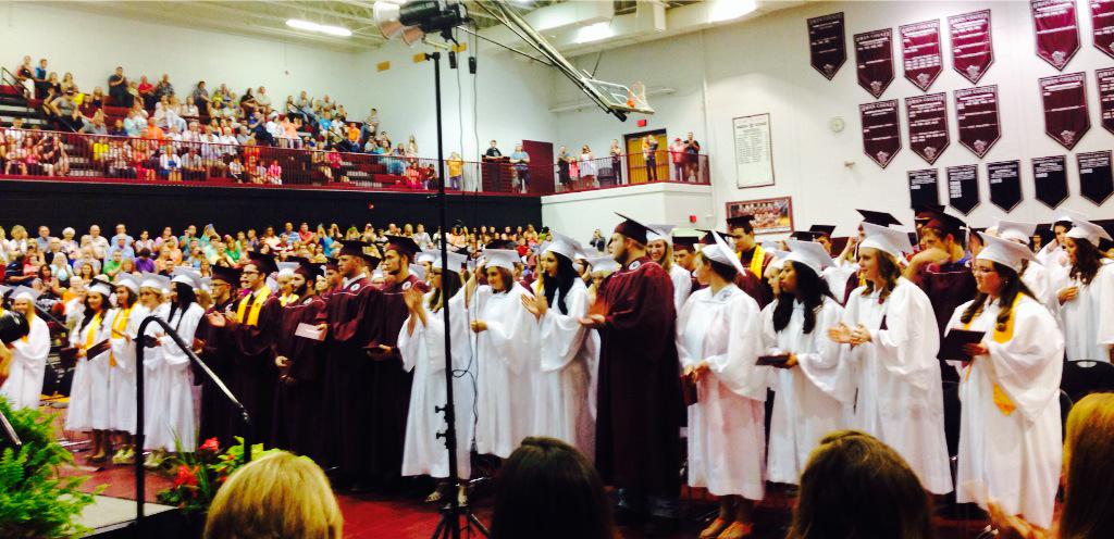Rebels_Nation's tweet photo. It's official!!! Congratulations to the Owen County High School #CLASSof2015 #WEareOC #onceArebelALWAYSaREBEL http://t.co/h84Ma7oto4
