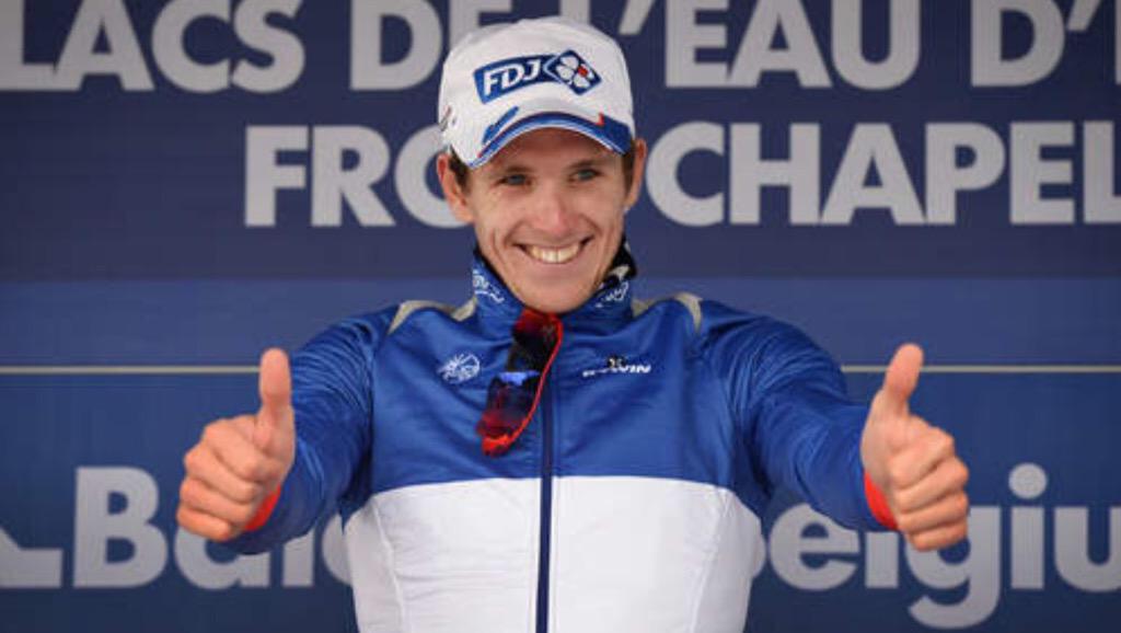 La deuxième est la!! 🏆💐 super content ! 👌 merci <a href="/EquipeFDJ/">Cycling Master</a> 
Demain ça sera plus compliqué #chantier