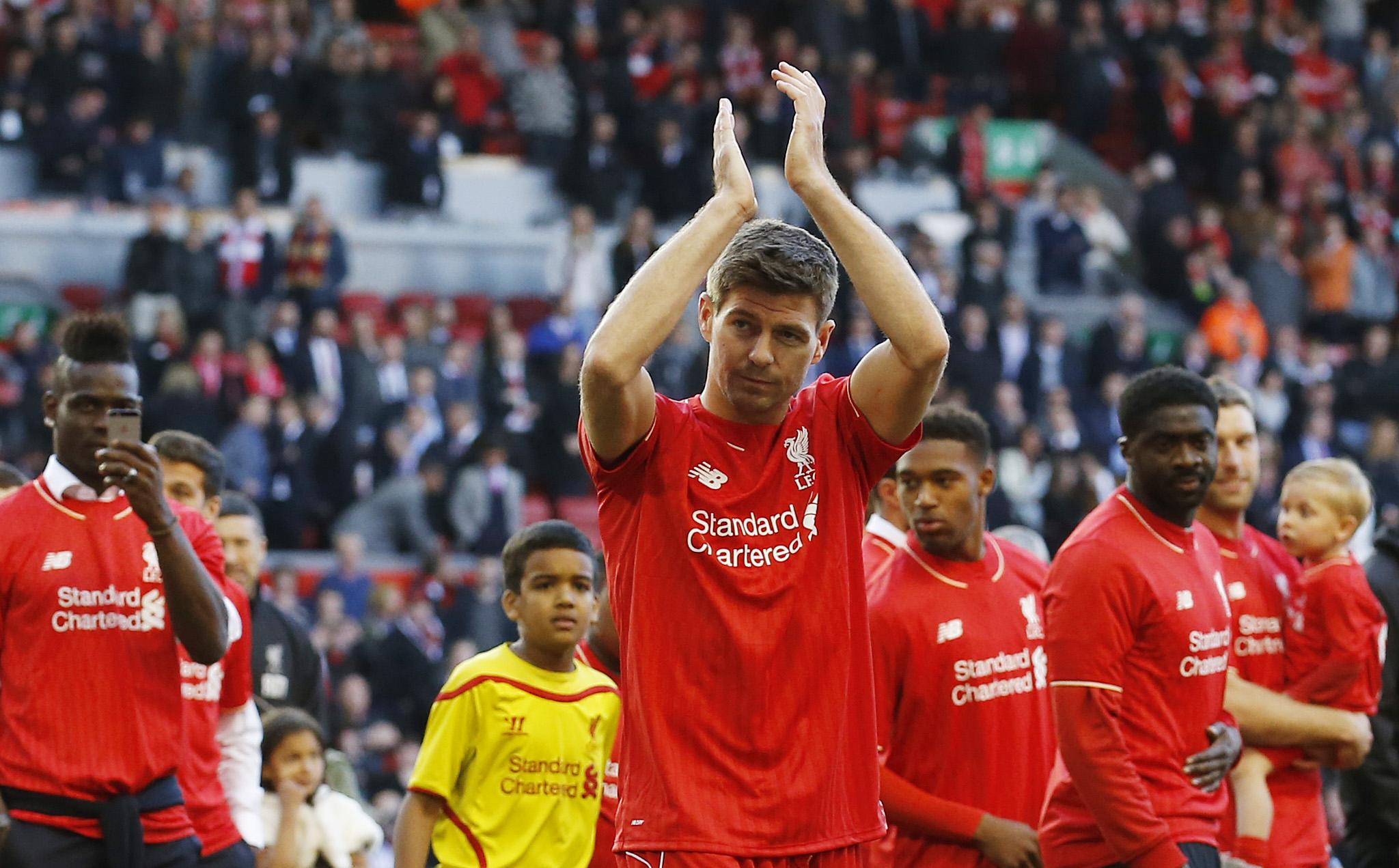 Happy 35th birthday to Steven Gerrard! Had Liverpool defeated Aston Villa, he\d be playing in this match. 